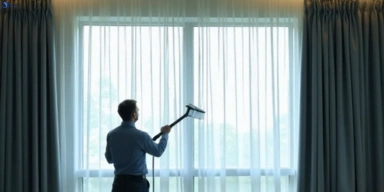 Commercial curtain steam cleaning service riverstone-nsw hotels offices